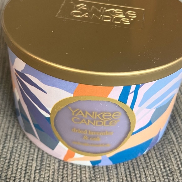 Yankee Candle Accents Nwt Yankee Candle 3 Wicks Dried Lavender Oak
